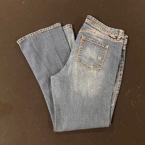 Stylish Blue Boot Cut Jeans for Women